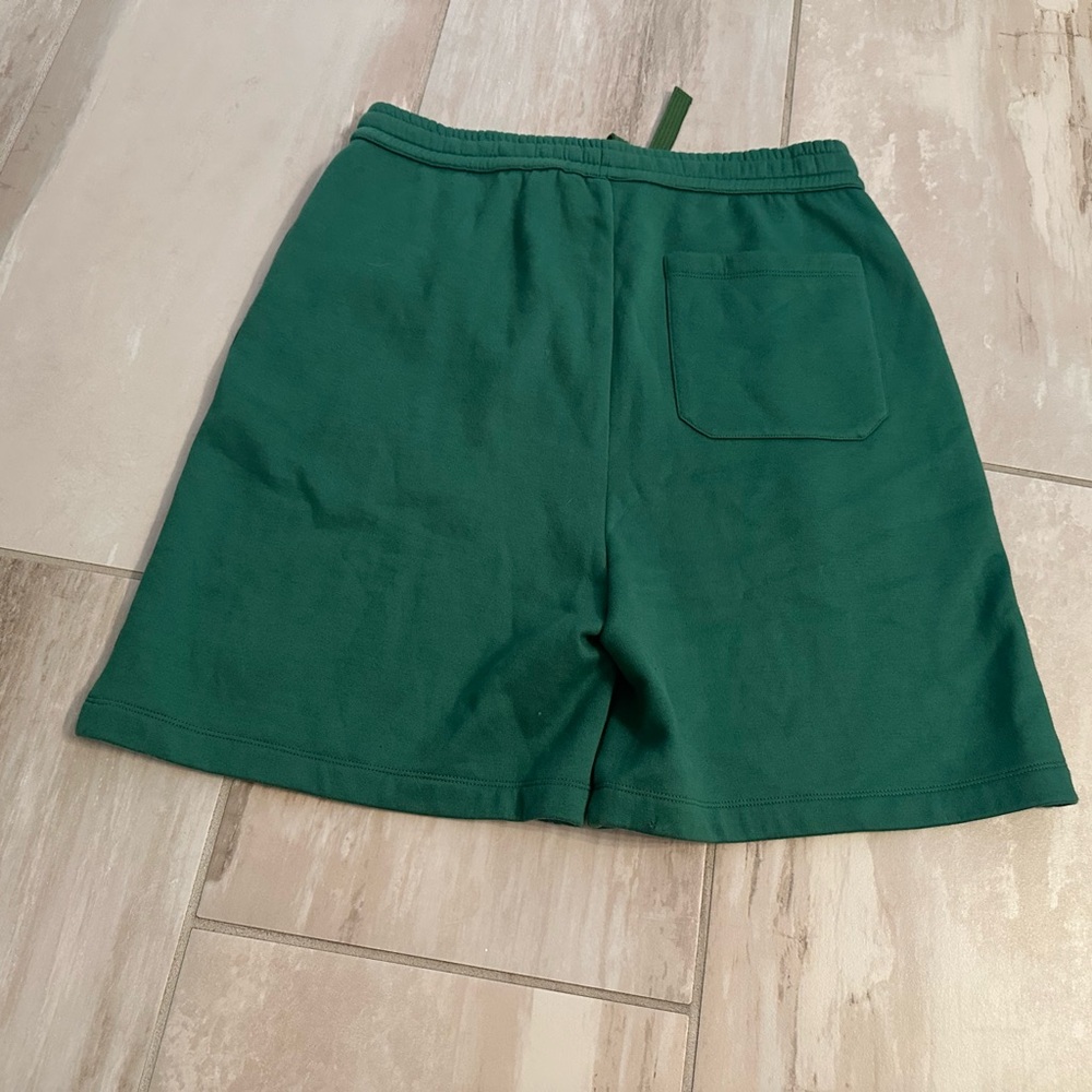 Mens Valentino Garavani Cotton Terry Shorts Green small - Picture 7 of 8